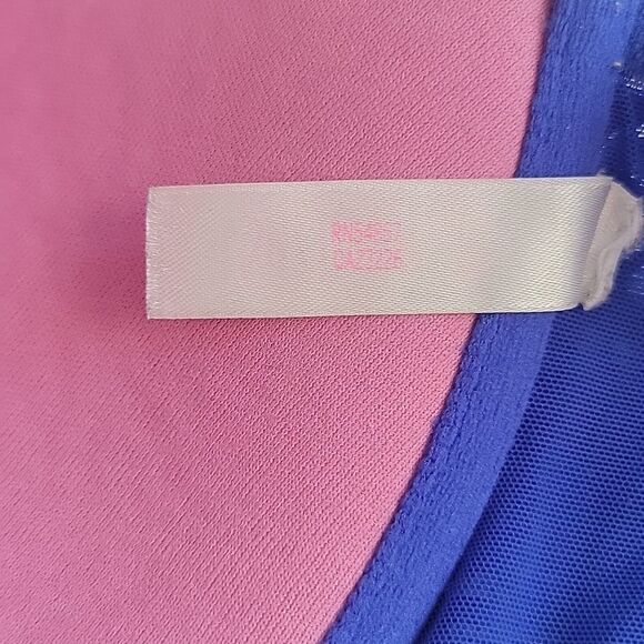 PINK by Victoria's Secret push-up bombshell bra in blue lace Women's Size32C - Picture 8 of 10